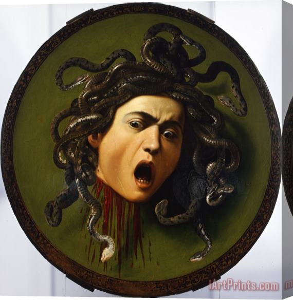 Caravaggio Medusa Stretched Canvas Print / Canvas Art