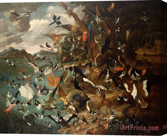 Carl Wilhelm de Hamilton The Parliament of Birds Stretched Canvas Print / Canvas Art