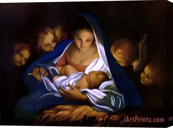 Carlo Maratta The Holy Night Stretched Canvas Painting / Canvas Art