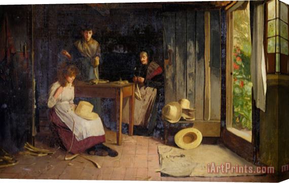 Carlton Alfred Smith The Hat Makers Stretched Canvas Painting / Canvas Art