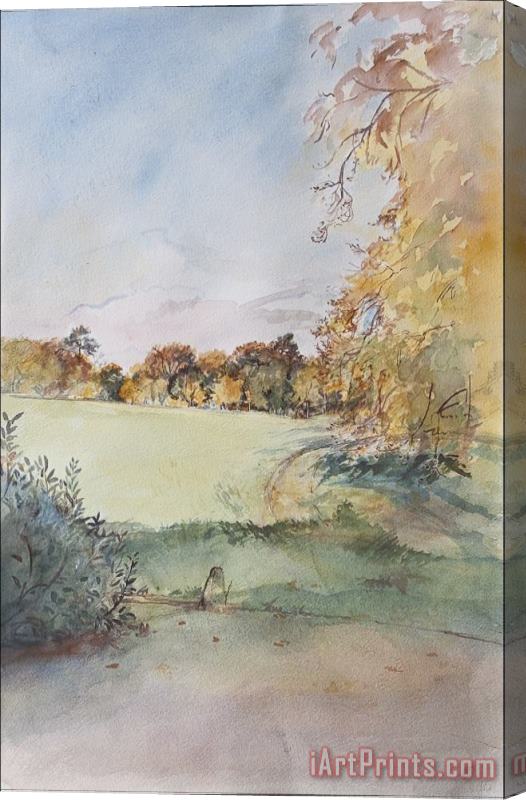 Caroline Hervey-Bathurst Autumn Stretched Canvas Print / Canvas Art