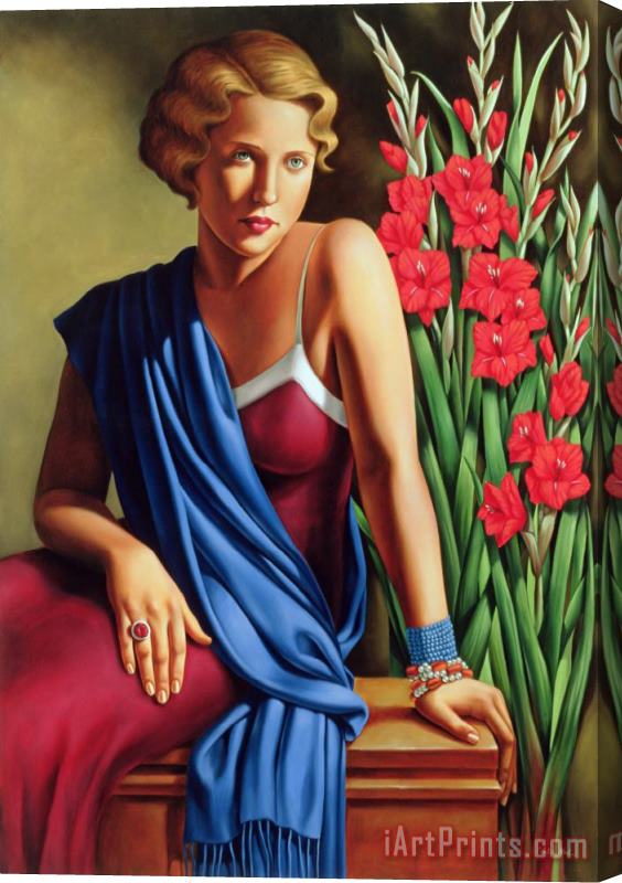 Catherine Abel Girl with the Scarab Ring Stretched Canvas Print / Canvas Art