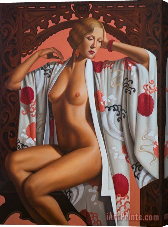 Catherine Abel Kimono Stretched Canvas Painting / Canvas Art