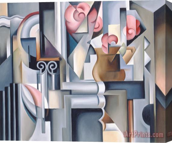 Catherine Abel Still Life with Brown Jug Stretched Canvas Print / Canvas Art