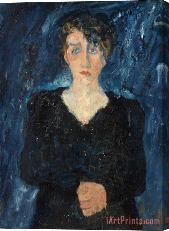Chaim Soutine Portrait of a Woman Stretched Canvas Print / Canvas Art