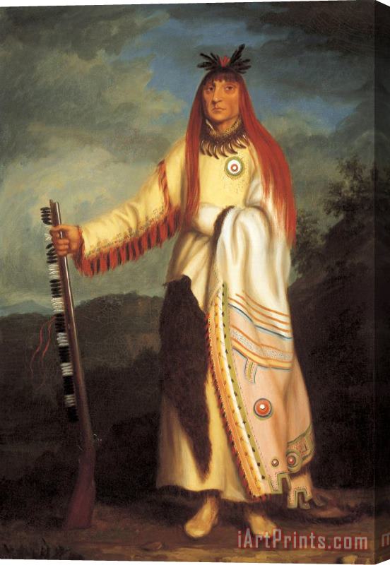 Charles Bird King Wanata (the Charger), Grand Chief of The Sioux Stretched Canvas Painting / Canvas Art