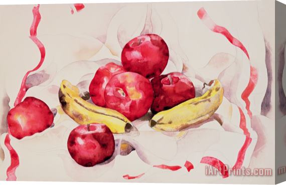 Charles Demuth Still Life with Apples and Bananas Stretched Canvas Painting / Canvas Art