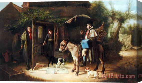 Charles Hunt The Rival Stretched Canvas Print / Canvas Art