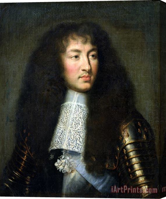 Charles Le Brun Portrait of Louis XIV Stretched Canvas Painting / Canvas Art