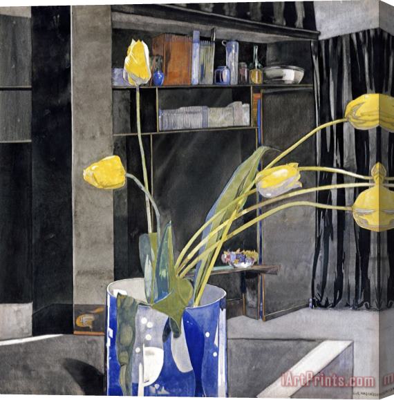 Charles Rennie Mackintosh Yellow Tulips Stretched Canvas Print / Canvas Art