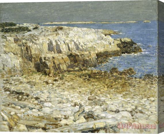 Childe Hassam A North East Headland Stretched Canvas Print / Canvas Art