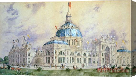 Childe Hassam Columbian Exposition 1893 Stretched Canvas Print / Canvas Art