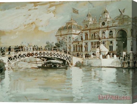Childe Hassam Columbian Exposition, Chicago Stretched Canvas Print / Canvas Art