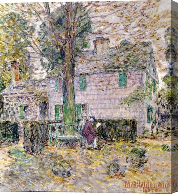 Childe Hassam Indian Summer in Colonial Days Stretched Canvas Print / Canvas Art