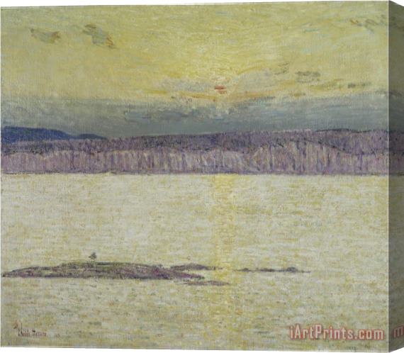 Childe Hassam Mount Desert Maine Stretched Canvas Painting / Canvas Art