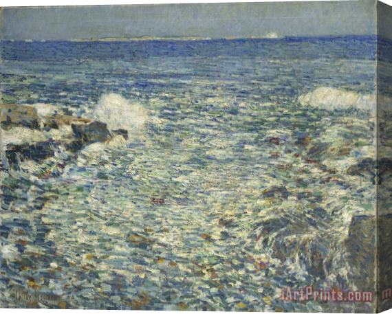 Childe Hassam Surf, Isles of Shoals Stretched Canvas Print / Canvas Art