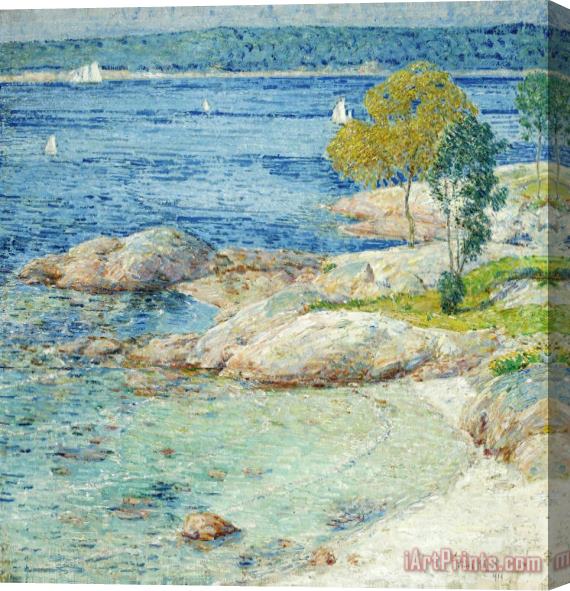 Childe Hassam The Outer Harbour Stretched Canvas Print / Canvas Art