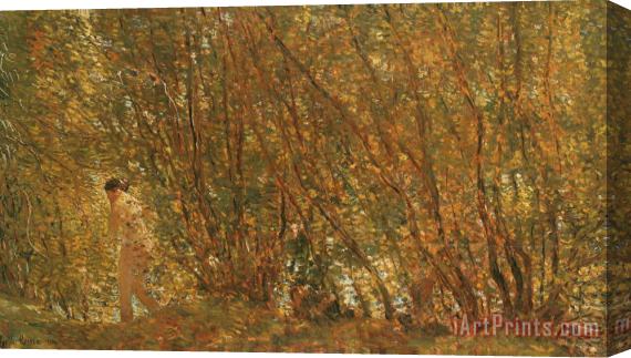 Childe Hassam Under the Alders Stretched Canvas Painting / Canvas Art