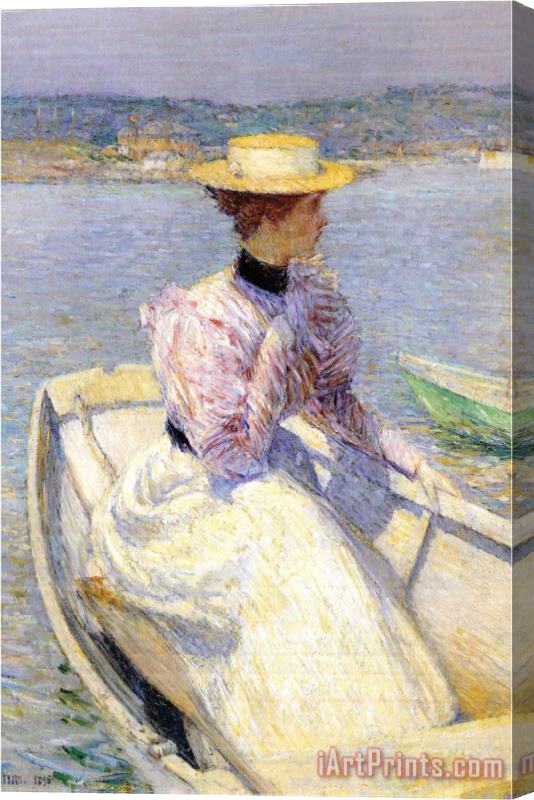 Childe Hassam White Dory Stretched Canvas Print / Canvas Art