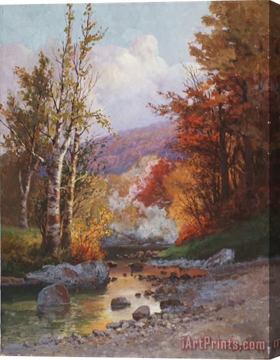 Christian Jorgensen Autumn in the Berkshires Stretched Canvas Painting / Canvas Art