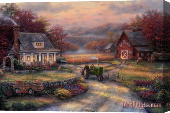 Chuck Pinson Afternoon Harvest Stretched Canvas Painting / Canvas Art