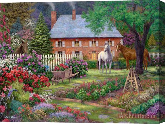 Chuck Pinson The Sweet Garden Stretched Canvas Print / Canvas Art