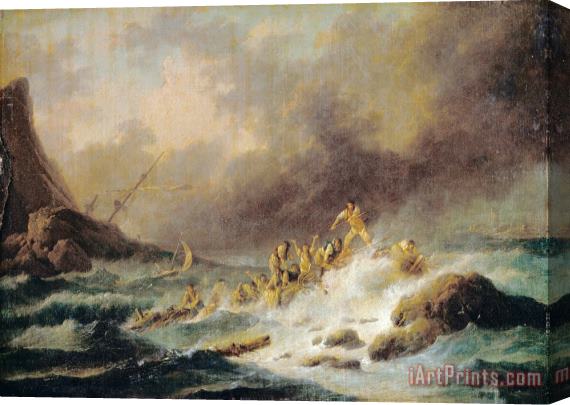 Claude Joseph Vernet A Shipwreck Stretched Canvas Painting / Canvas Art