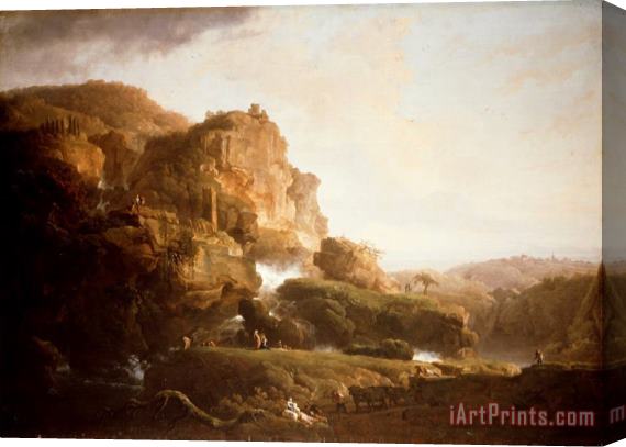 Claude Joseph Vernet Italian Landscape Stretched Canvas Print / Canvas Art