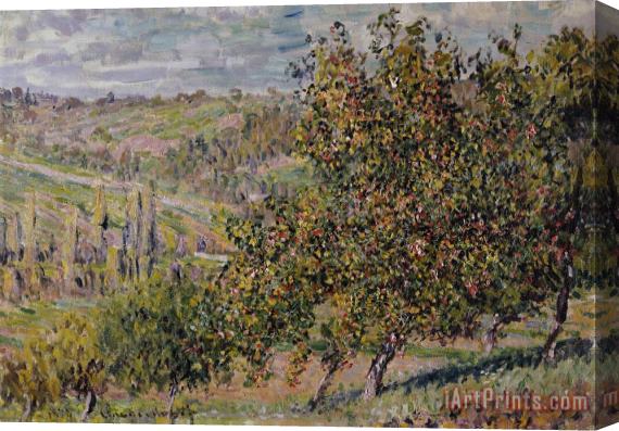 Claude Monet Apple Blossom Stretched Canvas Print / Canvas Art