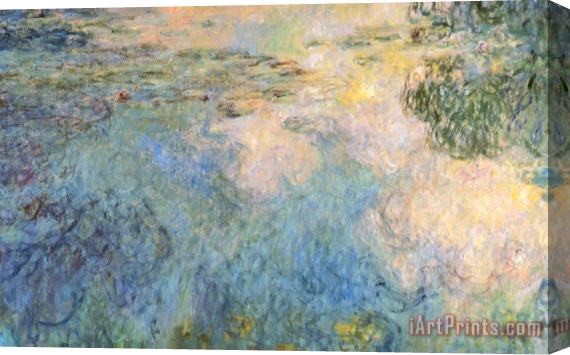 Claude Monet Basin Of Water Lilies Stretched Canvas Painting / Canvas Art