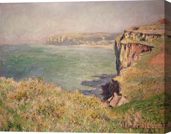 Claude Monet Cliff at Varengeville Stretched Canvas Print / Canvas Art