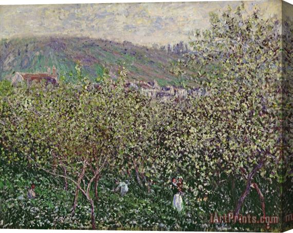 Claude Monet Fruit Pickers Stretched Canvas Print / Canvas Art