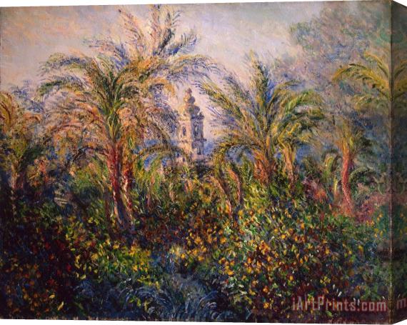 Claude Monet Garden in Bordighera Impression of Morning Stretched Canvas Print / Canvas Art