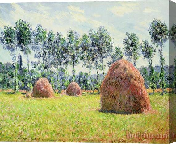 Claude Monet Haystacks at Giverny Stretched Canvas Painting / Canvas Art