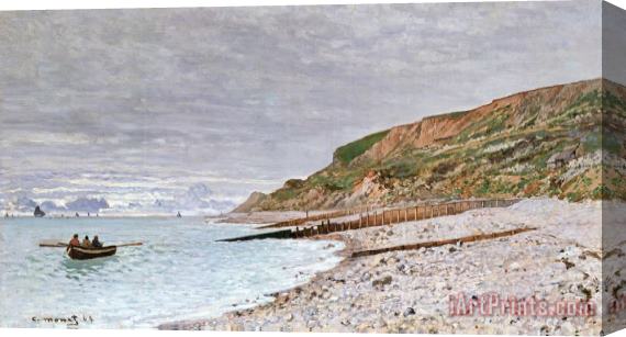 Claude Monet La Pointe de la Heve Stretched Canvas Painting / Canvas Art