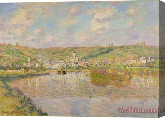 Claude Monet Late Afternoon - Vetheuil Stretched Canvas Print / Canvas Art