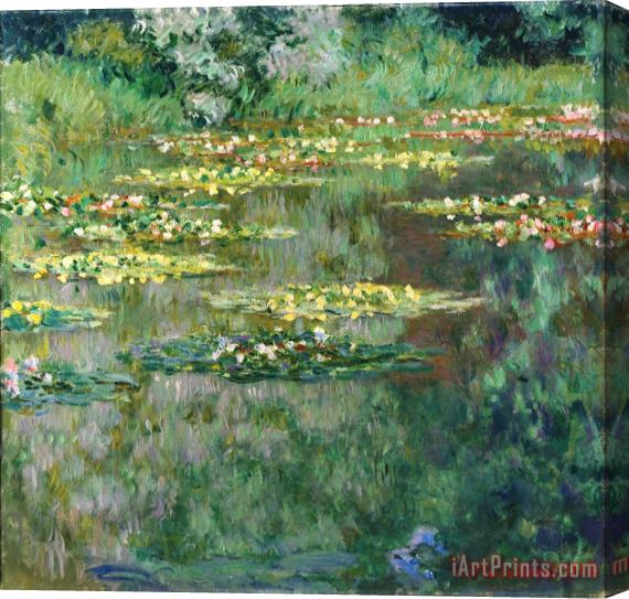 Claude Monet Le Bassin Des Nympheas Stretched Canvas Painting / Canvas Art