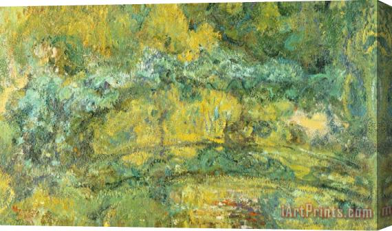 Claude Monet Passage On Waterlily Pond Stretched Canvas Print / Canvas Art