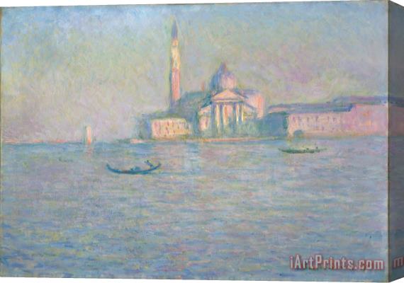 Claude Monet The Church Of San Giorgio Maggiore Venice Stretched Canvas Painting / Canvas Art