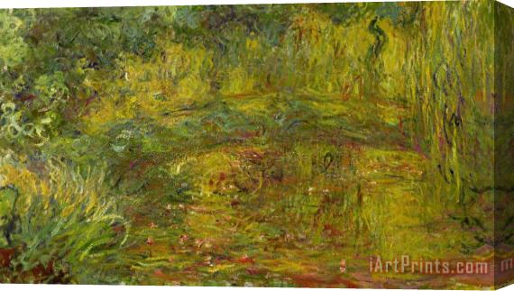 Claude Monet The Japanese Bridge Stretched Canvas Painting / Canvas Art