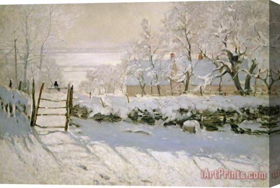 Claude Monet The Magpie Stretched Canvas Painting / Canvas Art