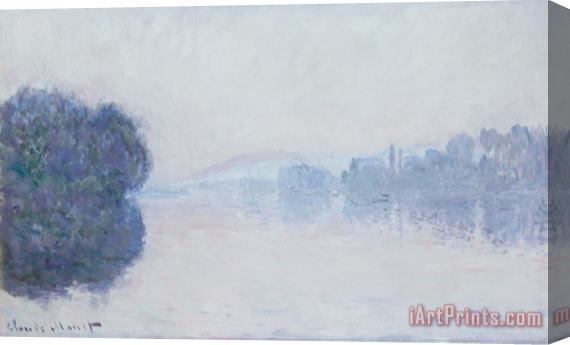 Claude Monet The Seine near Vernon Stretched Canvas Print / Canvas Art