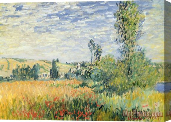 Claude Monet Vetheuil Stretched Canvas Print / Canvas Art