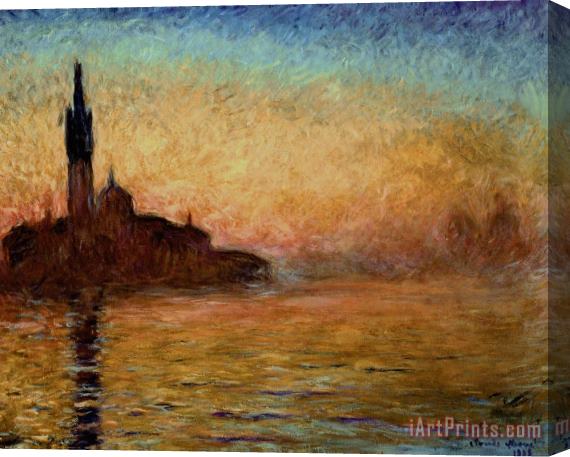 Claude Monet View of San Giorgio Maggiore Stretched Canvas Painting / Canvas Art