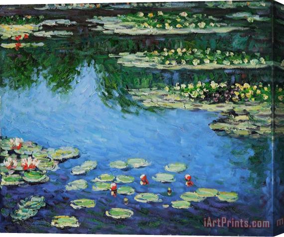 Claude Monet Water Lilies Stretched Canvas Painting / Canvas Art