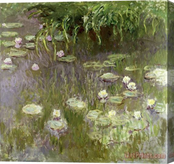 Claude Monet Waterlilies at Midday Stretched Canvas Painting / Canvas Art