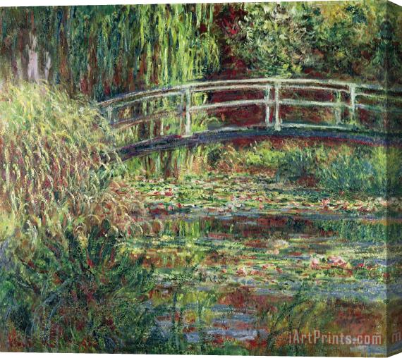 Claude Monet Waterlily Pond Pink Harmony 1900 Stretched Canvas Painting / Canvas Art