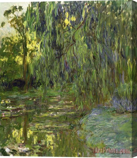 Claude Monet Weeping Willows The Waterlily Pond At Giverny Stretched Canvas Painting / Canvas Art