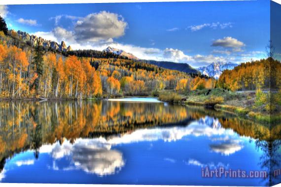 Collection 14 Autumn Lake Stretched Canvas Print / Canvas Art