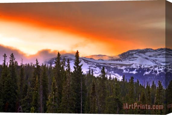 Collection 14 Big Horn Sunset Stretched Canvas Print / Canvas Art